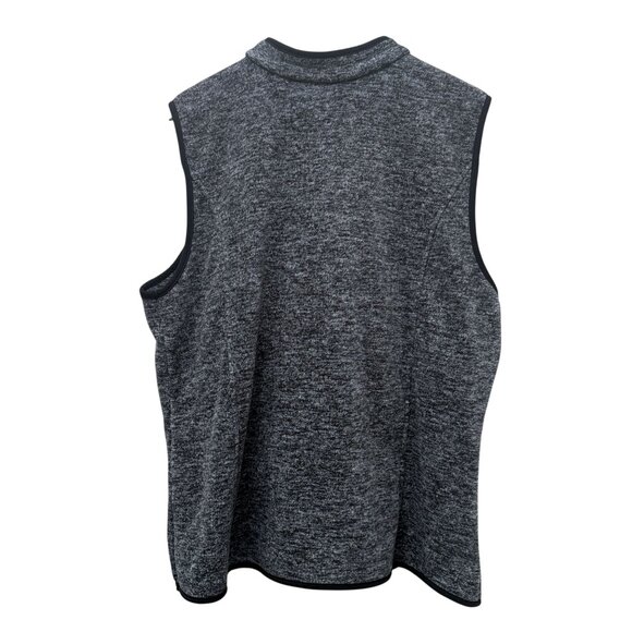 Susan Graver Fleece Vest XL Womens Zip Front Jacket Heather Gray Casual Cozy - Picture 5 of 9